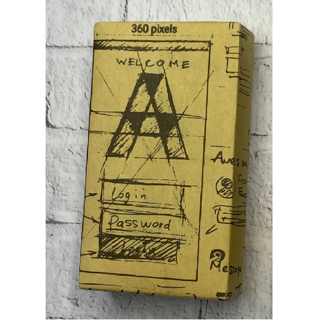 Moodtape Rubber Stamp - Login Password