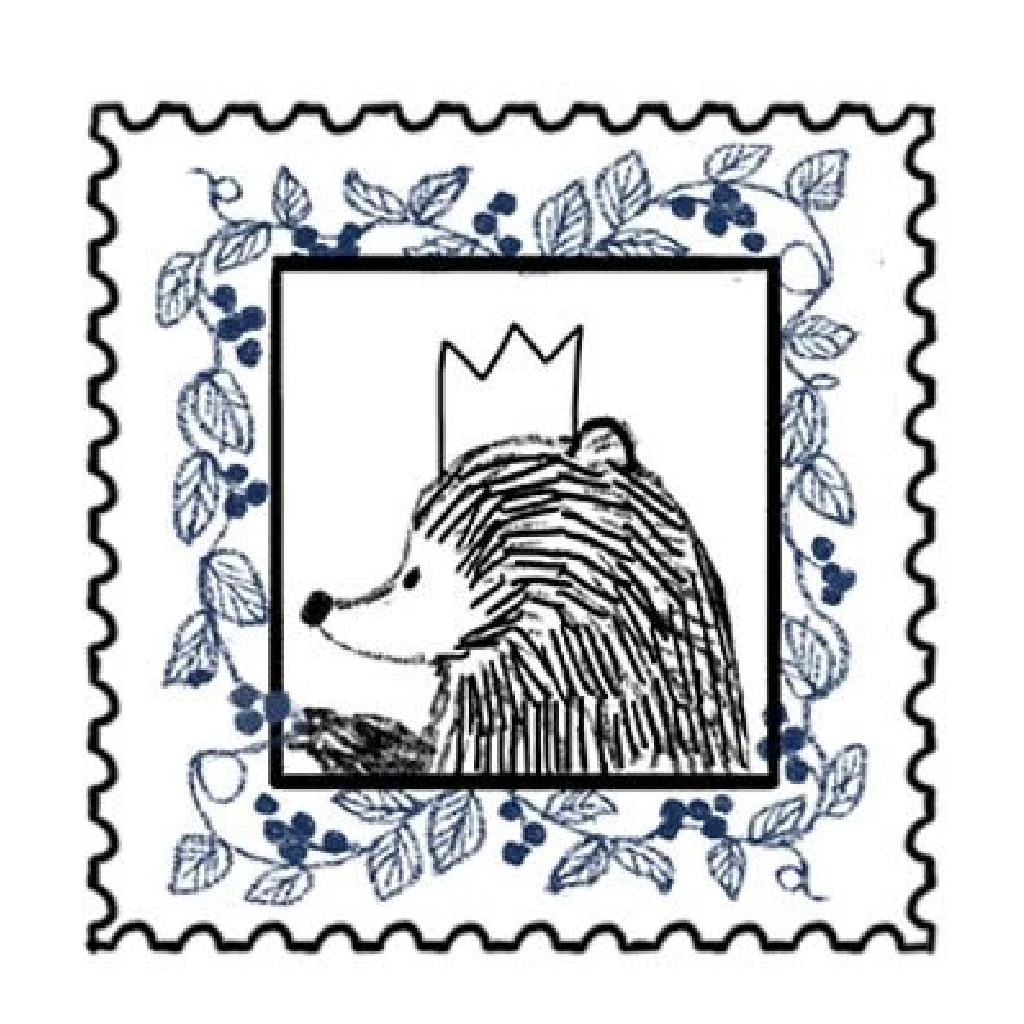 Momoro Rubber Stamp - Hedgehog Series