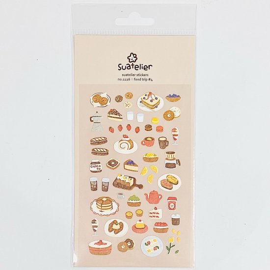 SUATELIER sticker food trip - 4