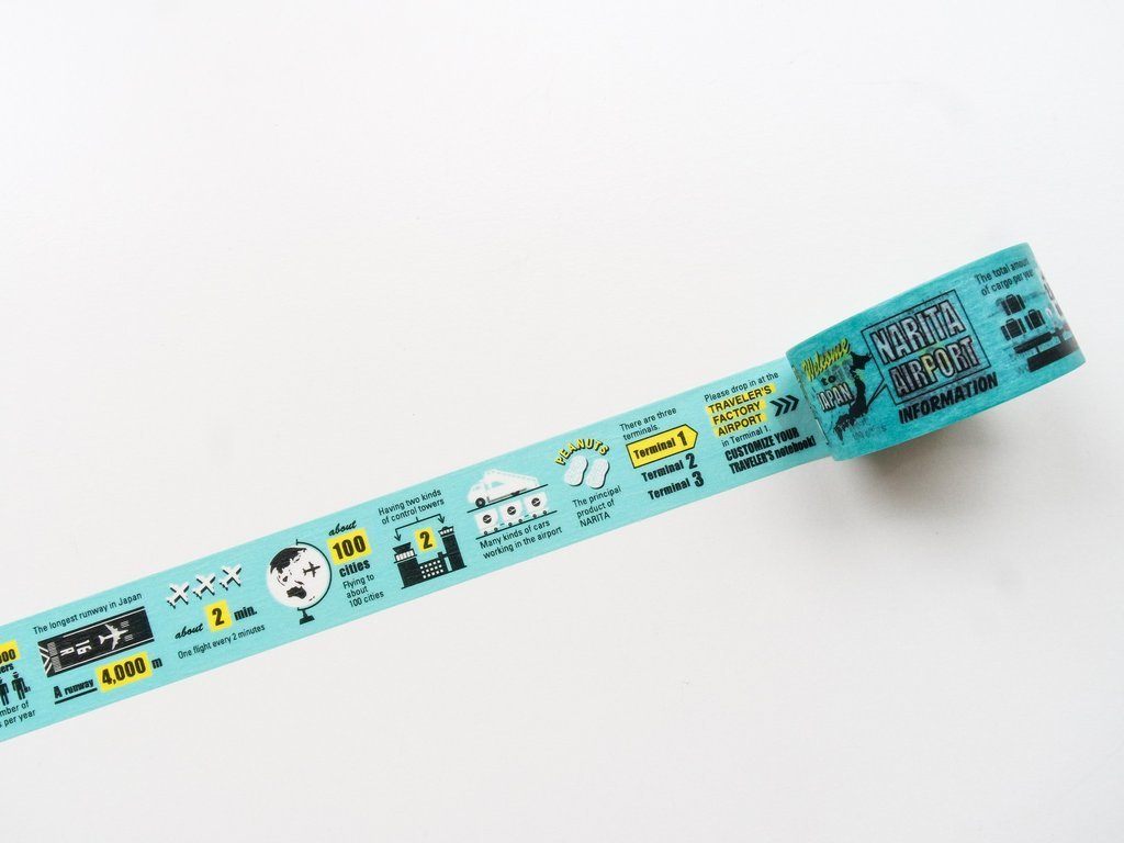 Traveler's Factory Masking Tape Narita Airport Blue