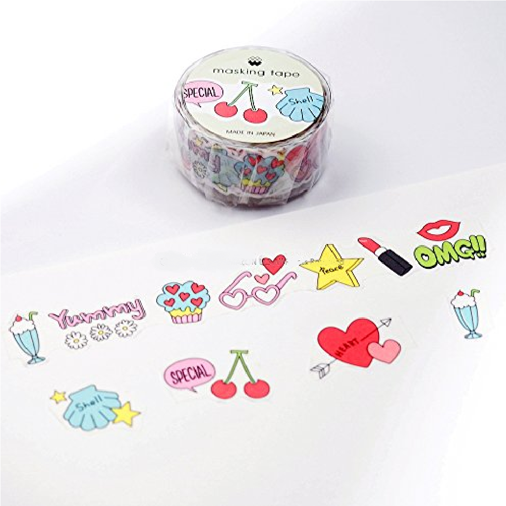 Mind Wave Masking Tape - Pop Motif