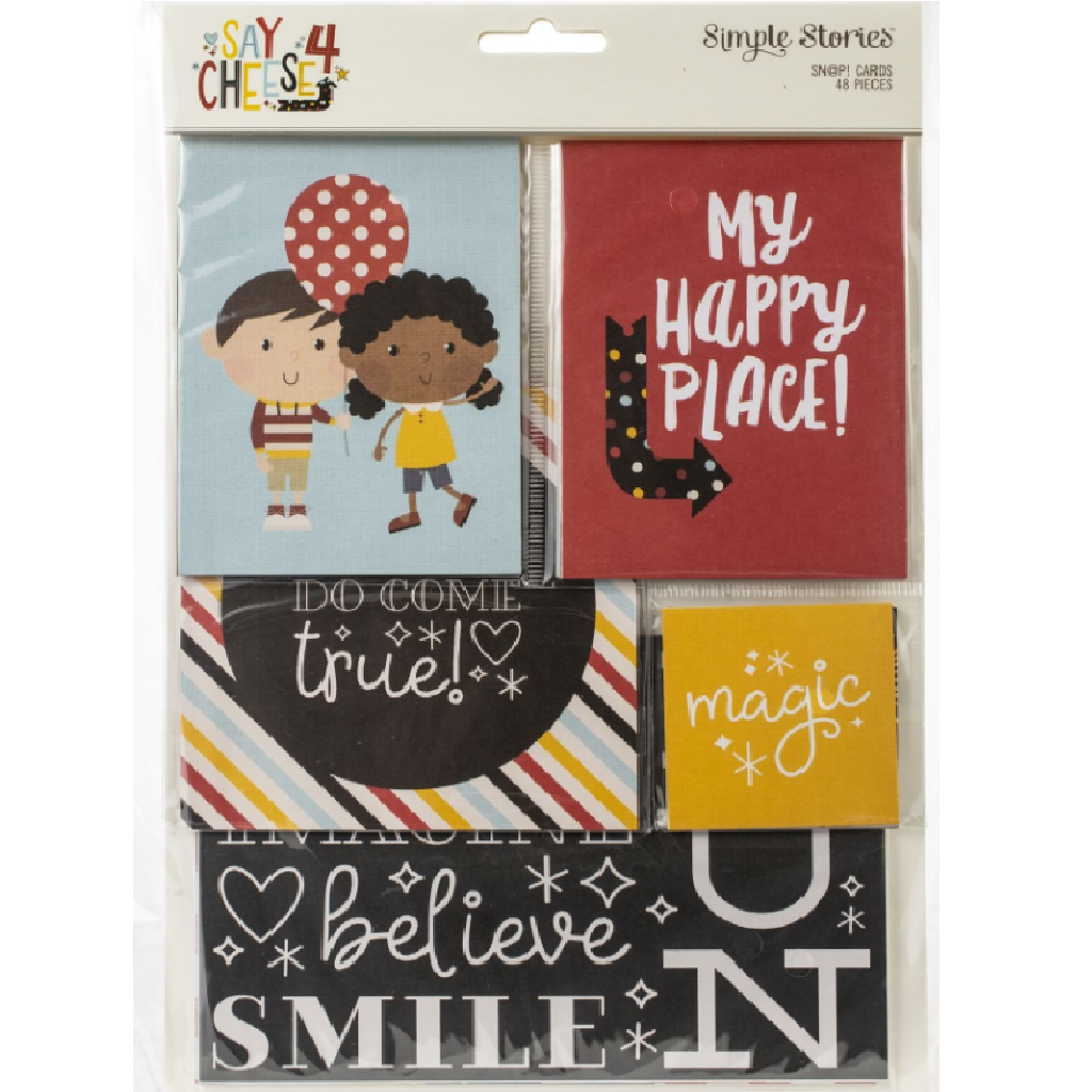 Simple Stories Snap Cards 48 Pieces - Say Cheese
