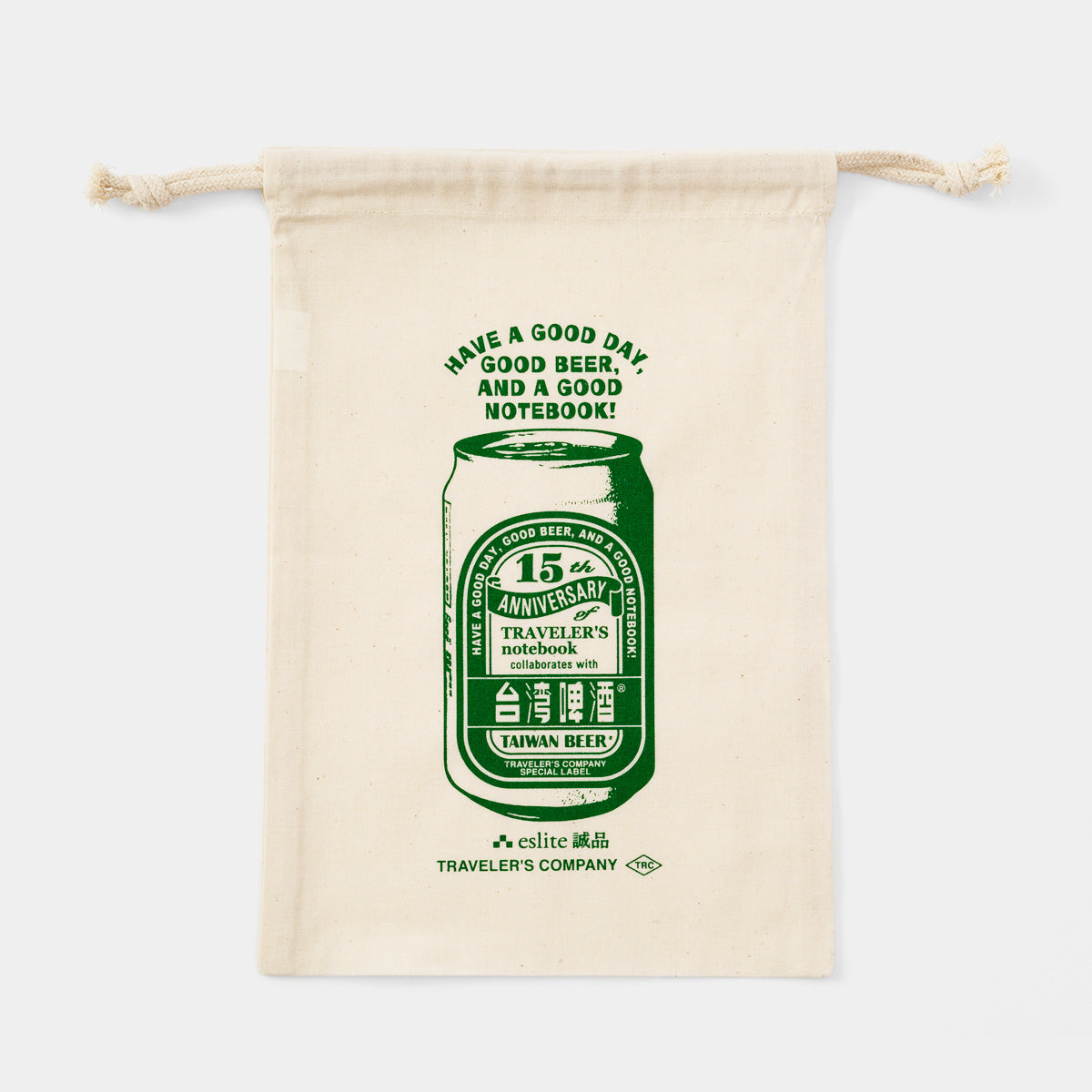 Traveler&#39;s Factory Cotton Bag Taiwan Beer Can Passport Size