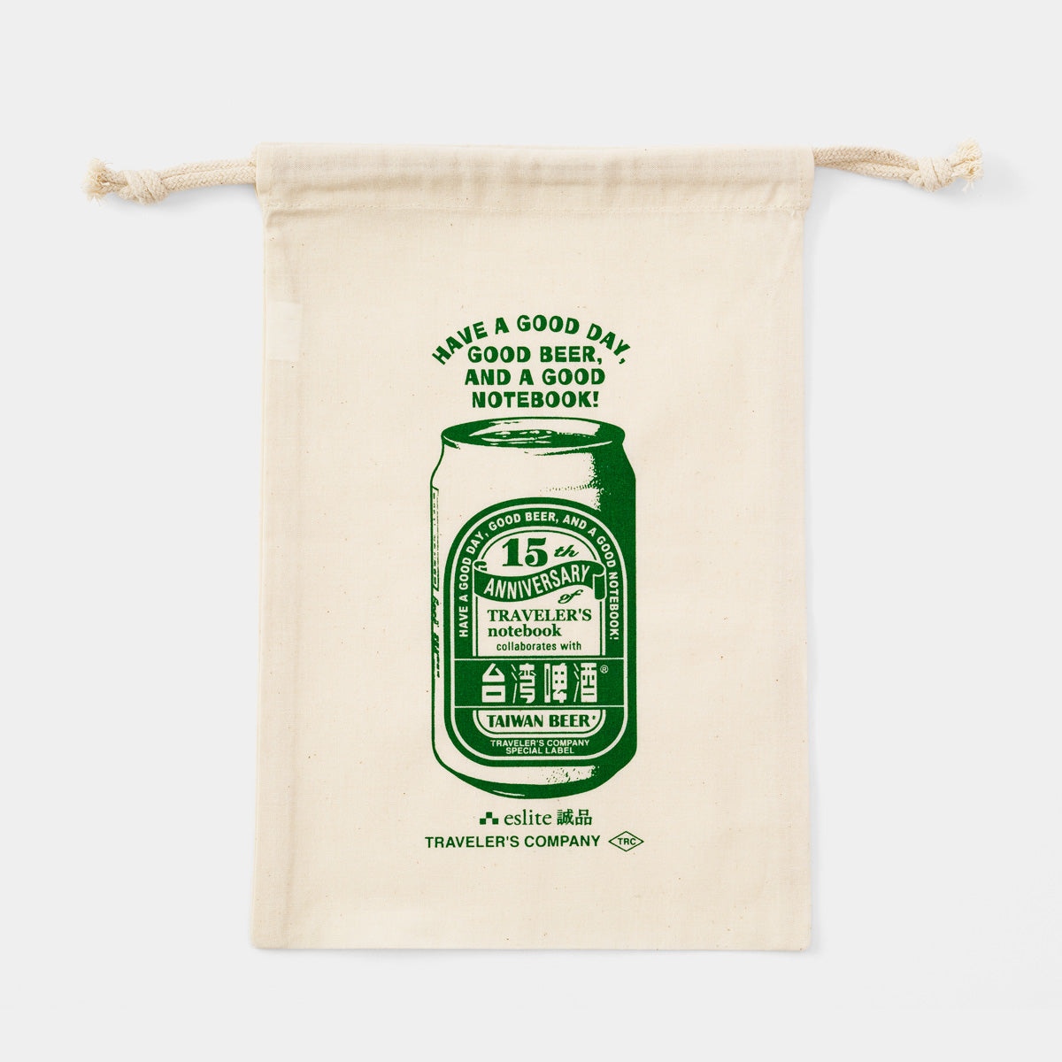 Traveler's Factory Cotton Bag Taiwan Beer Can Passport Size