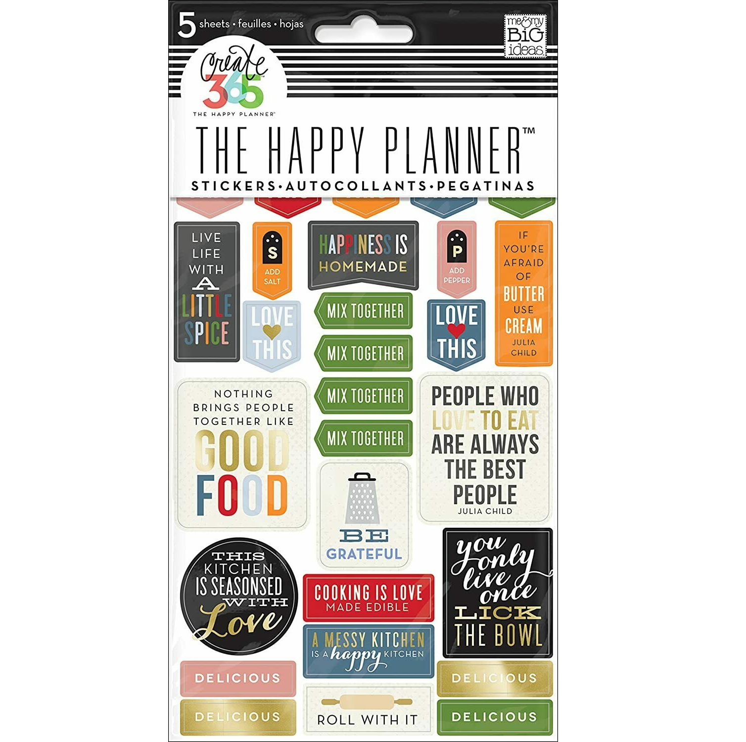 The Happy Planner Good Food Planner Stickers