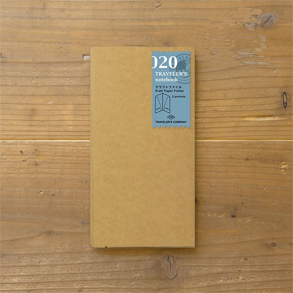 Traveler&#39;s Notebook Refill 020 - Kraft File Regular Size