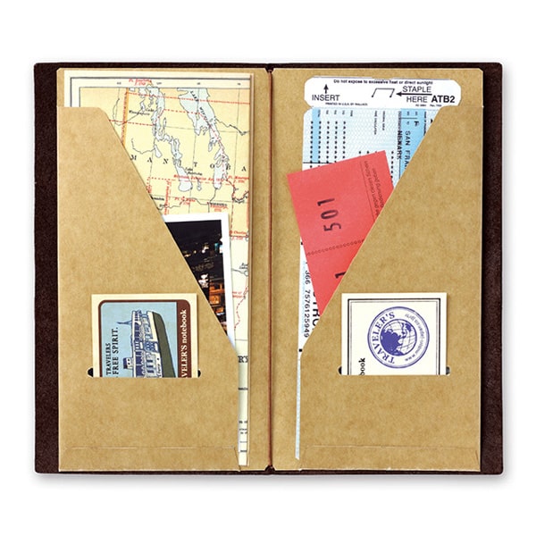 Traveler&#39;s Notebook Refill 020 - Kraft File Regular Size
