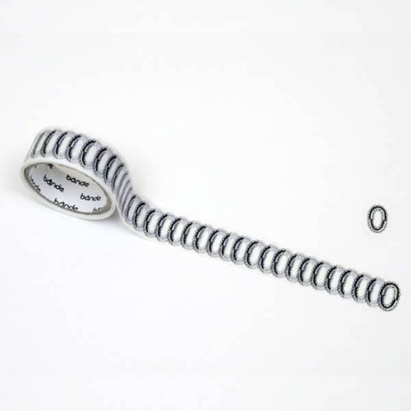 Bande Box Masking Roll Sticker Number 0