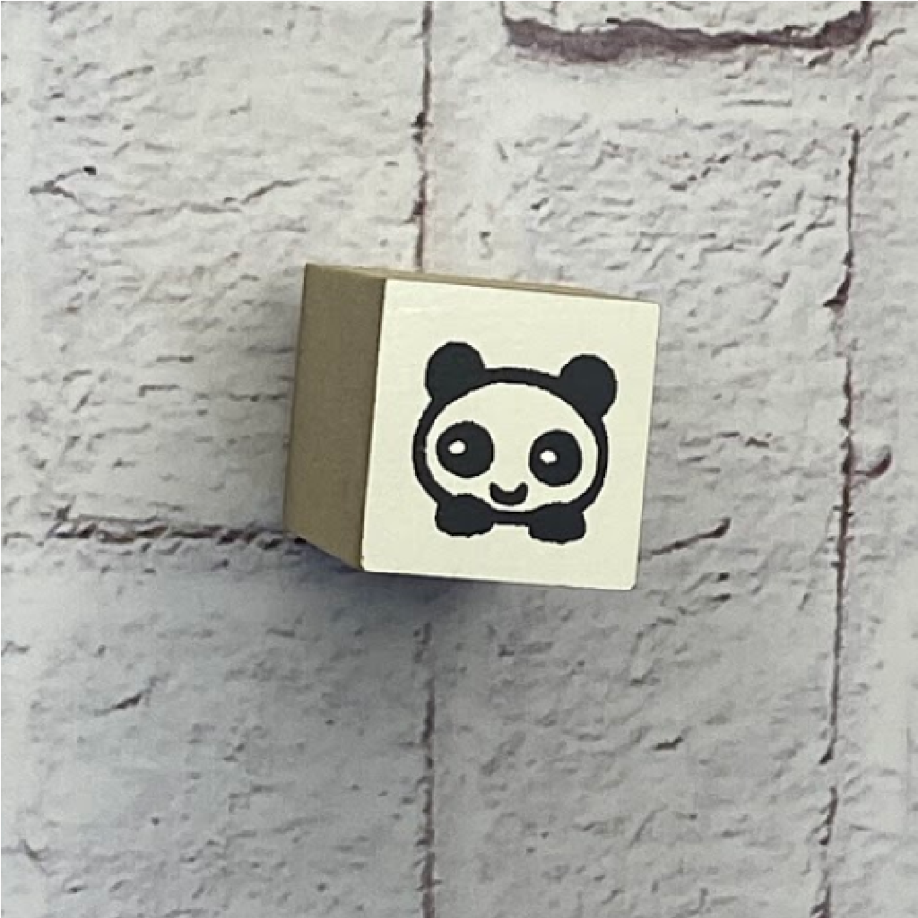 Panda Mini Stamp, Panda Ink Stamp, Panda Mini Ink Stamp, Panda