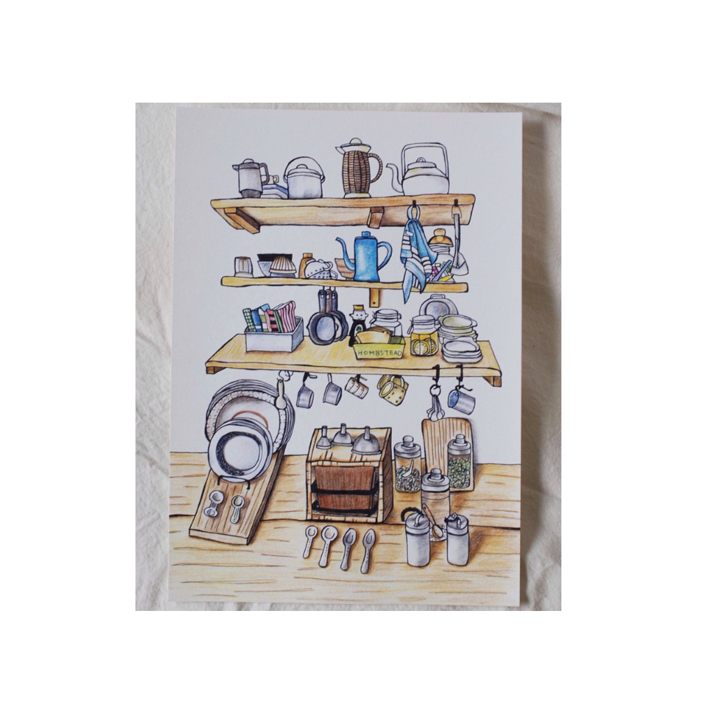 Silver Yang Kitchen Set - Postcard