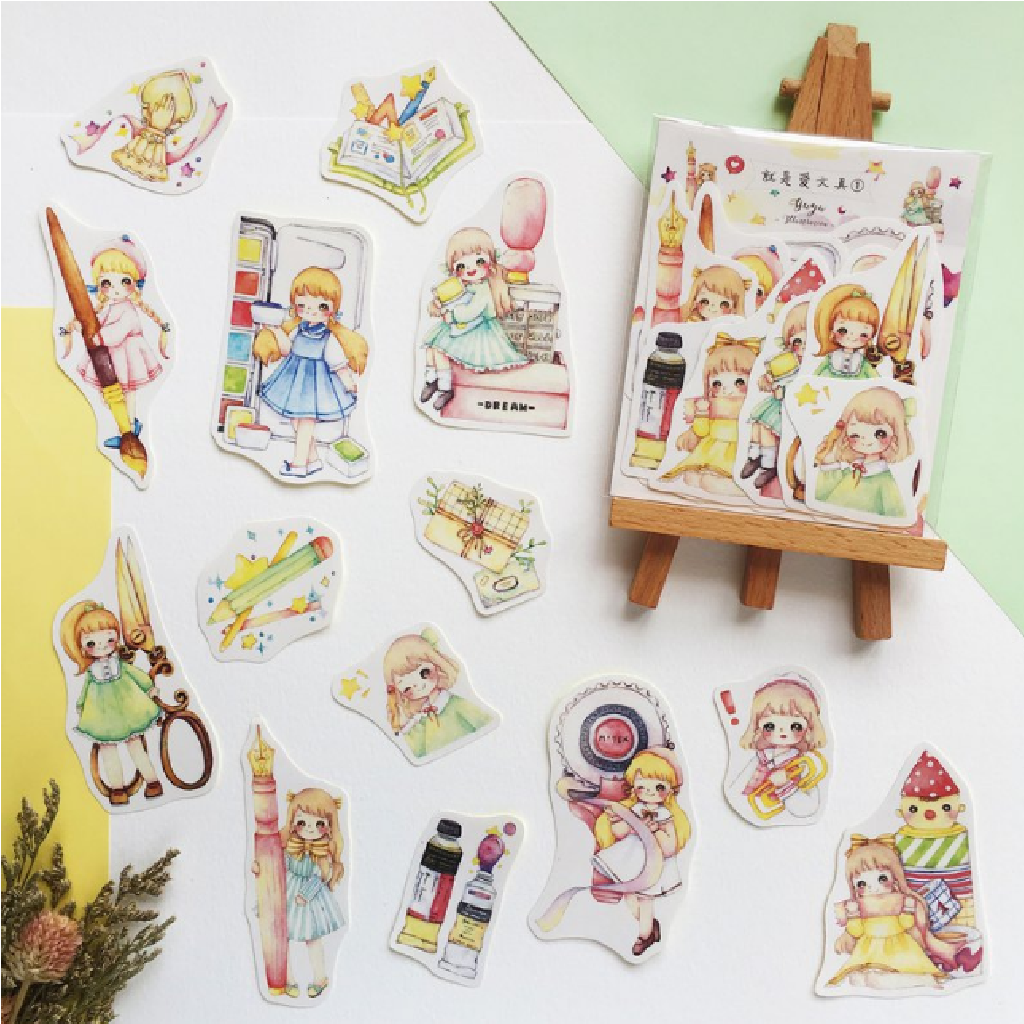 Yuyu Dream Flake Sticker - Love Stationery