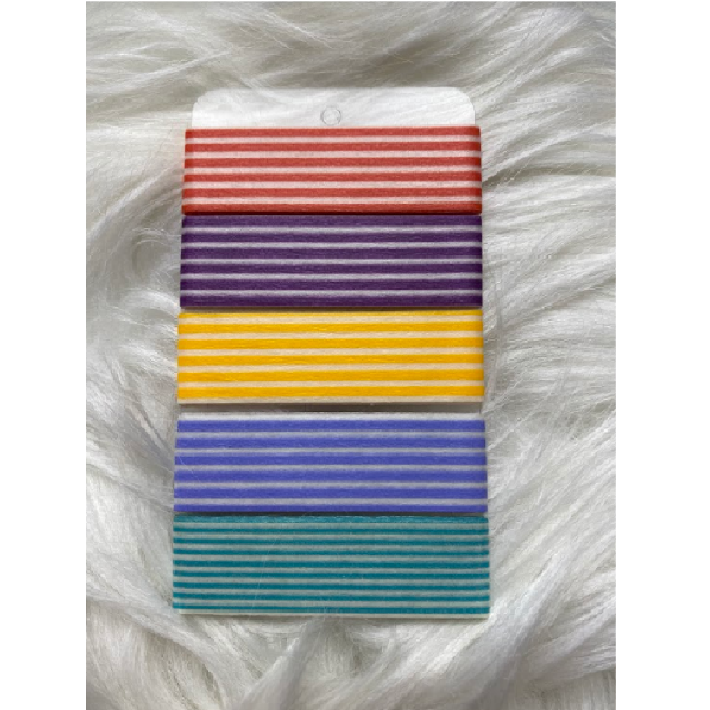 WASHI SAMPLER - Red Blue Yellow Purple B