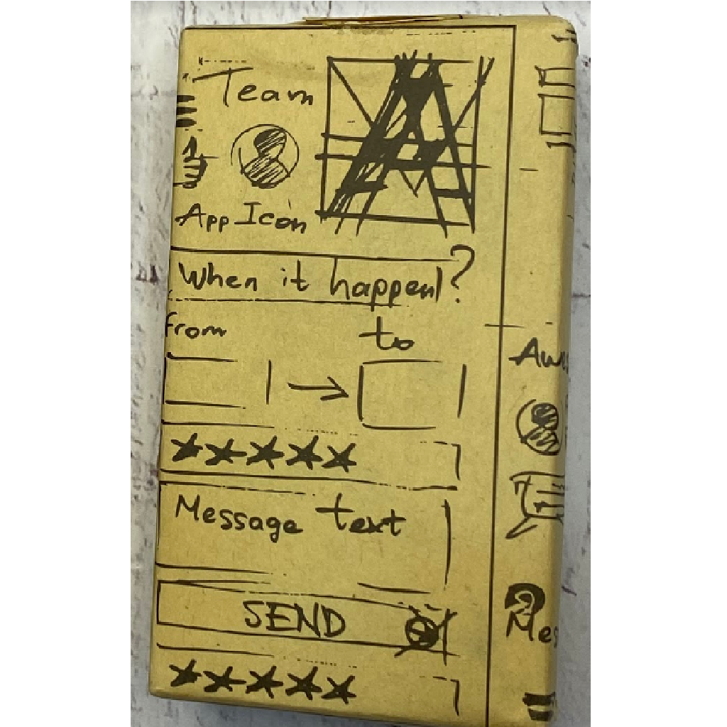 Moodtape Rubber Stamp - Message Text