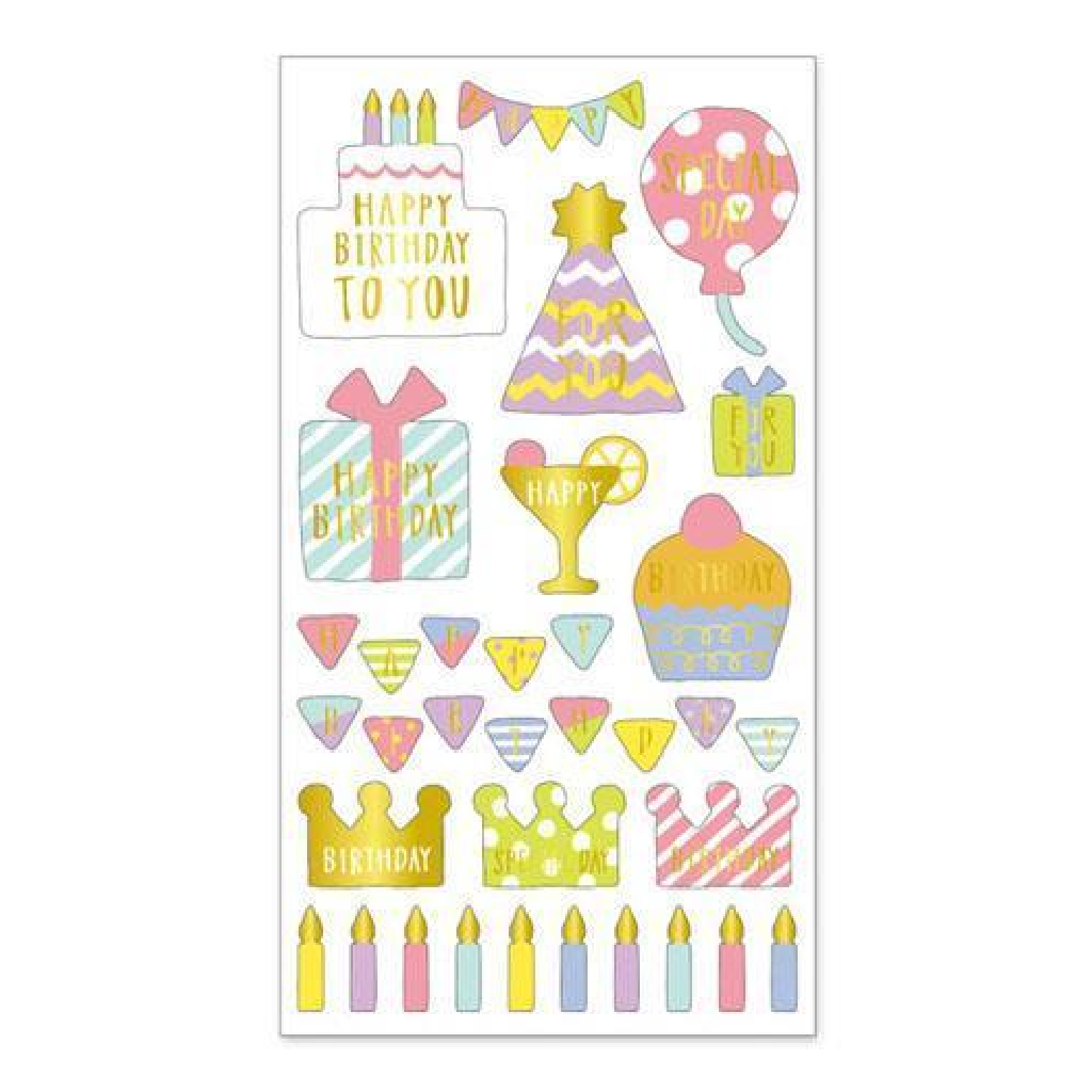 Mind Wave Inc - Copain Copine Birthday Sticker