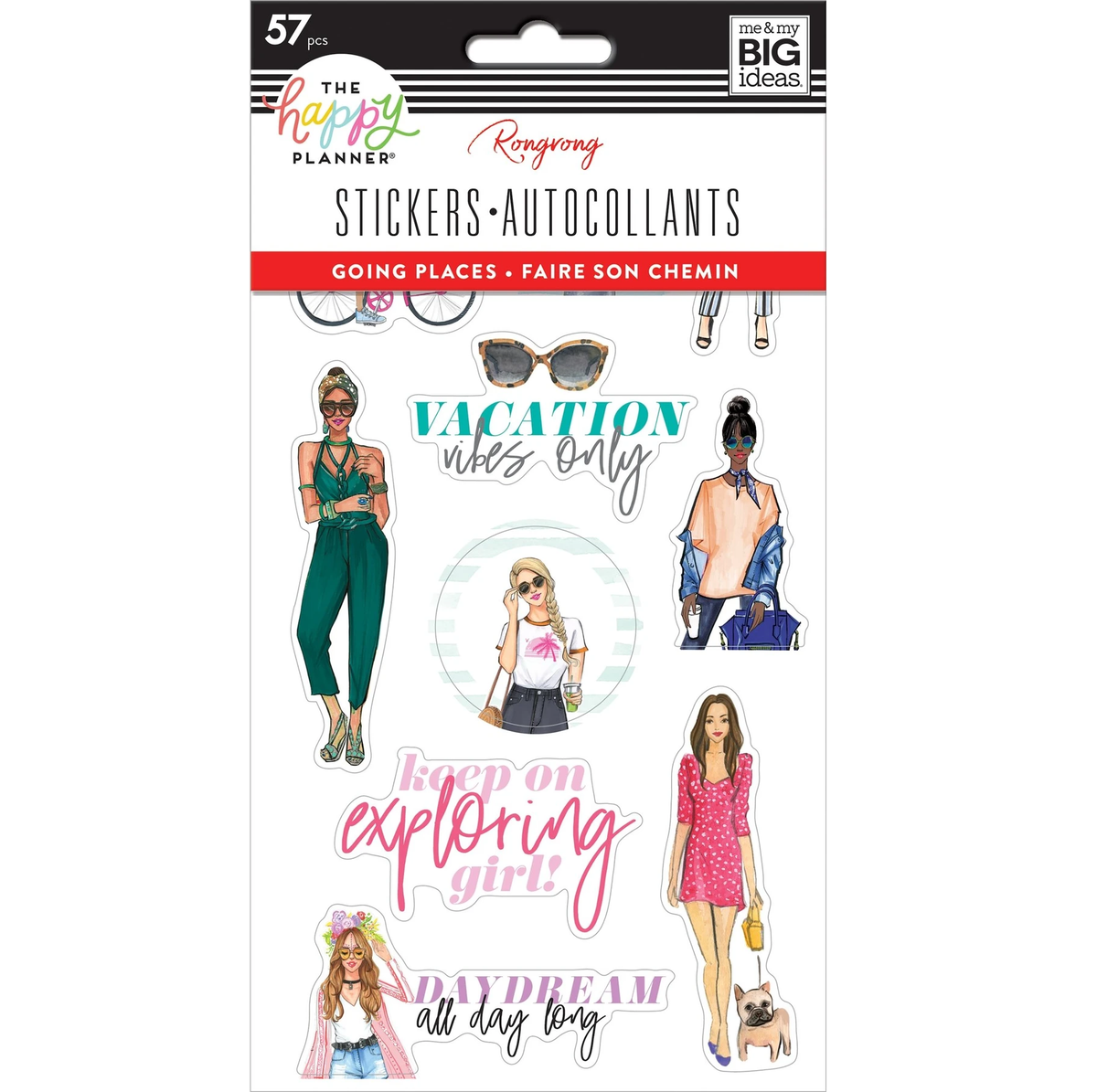 The Happy Planner Sticker Sheets - Rongrong - Travel