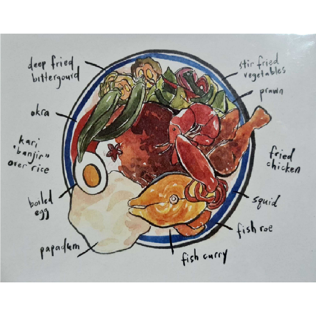 Fish Curry - Postcard