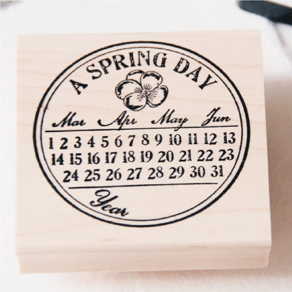 Catslife Press A Spring Day Stamp