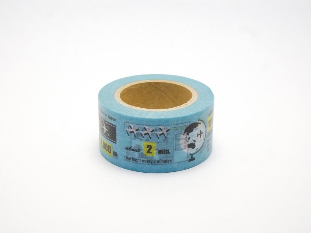 Traveler&#39;s Factory Masking Tape Narita Airport Blue