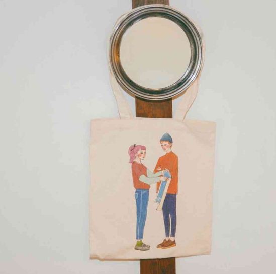 La Dolce Vita Hispter Besties Canvas Bag - Cartographer Series