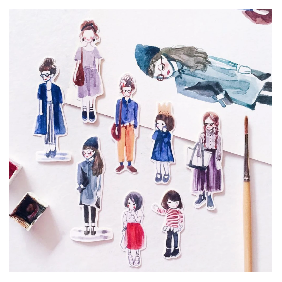 MsBulat Daily OOTD Sticker Pack
