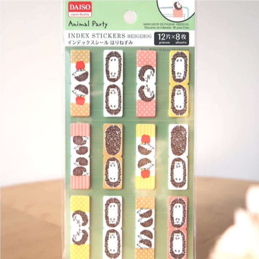 Daiso Index Sticker