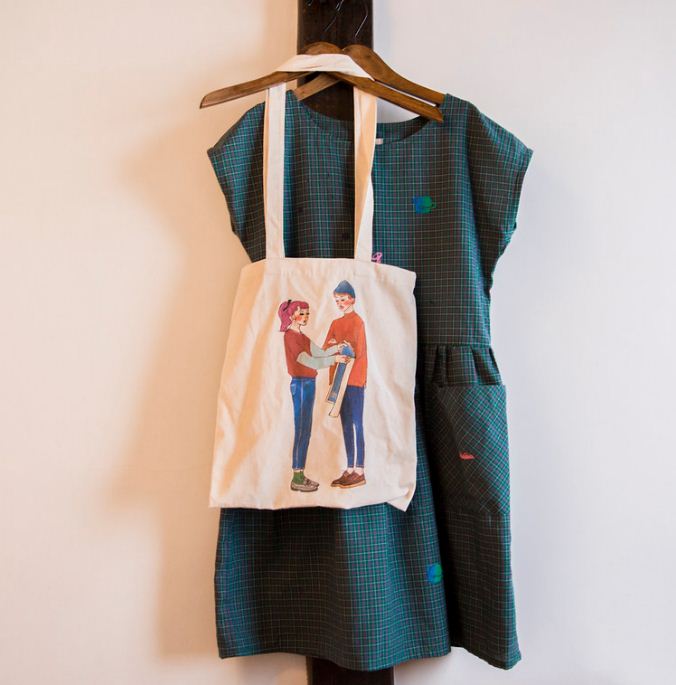 La Dolce Vita Hispter Besties Canvas Bag - Cartographer Series