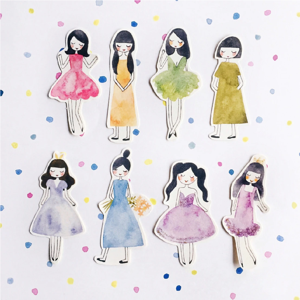 MsBulat Sleepwalking Girls Sticker Pack