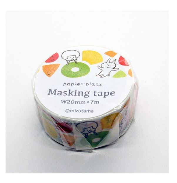 Papier Platz Mizutama Fruits Masking Tape