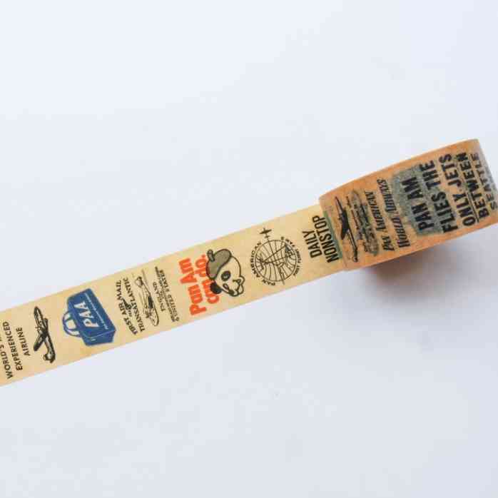 Washi Sampler 1M - Travelers Factory - Pan Am And Countries
