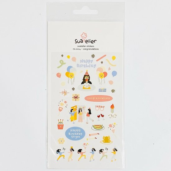SUATELIER Sticker Congratulations