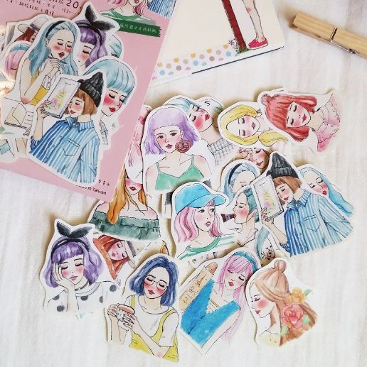 Starlululu Good Day Girl Flake Sticker