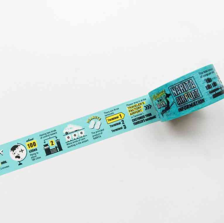 Washi Sampler 1M - Travelers Factory Narita Airport Blue