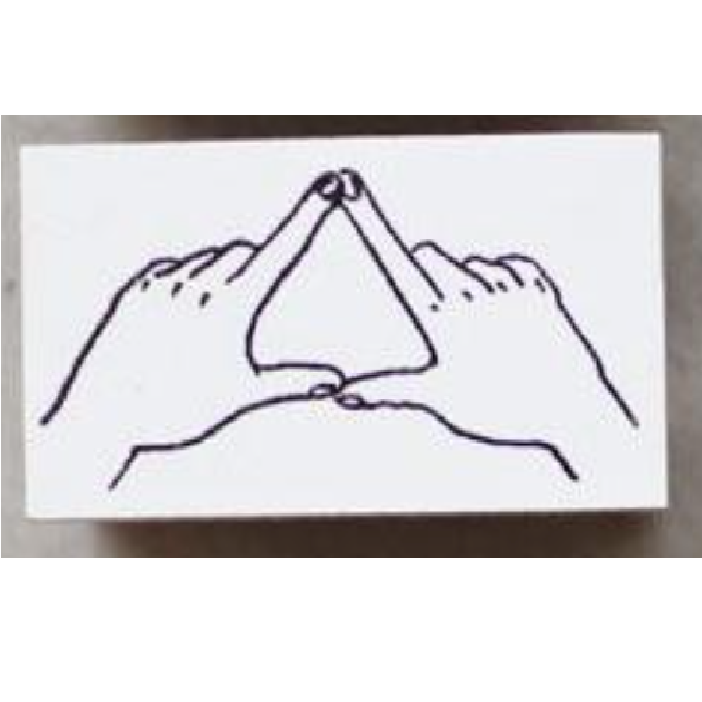 36 Sublo Finger Handmark Stamp - Three Corners