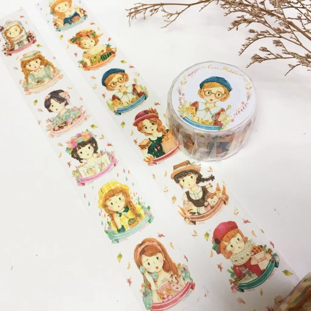Washi Carrie Illustration Season Girl