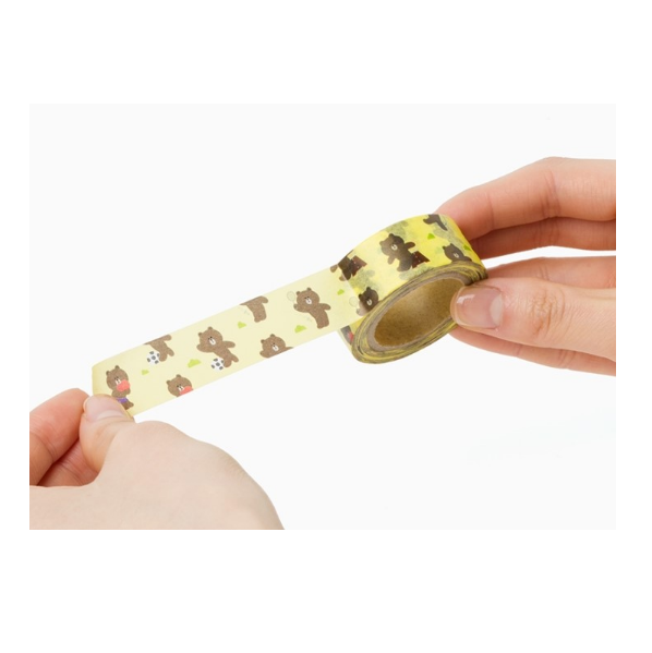 Line Friends Masking Tape - Brown