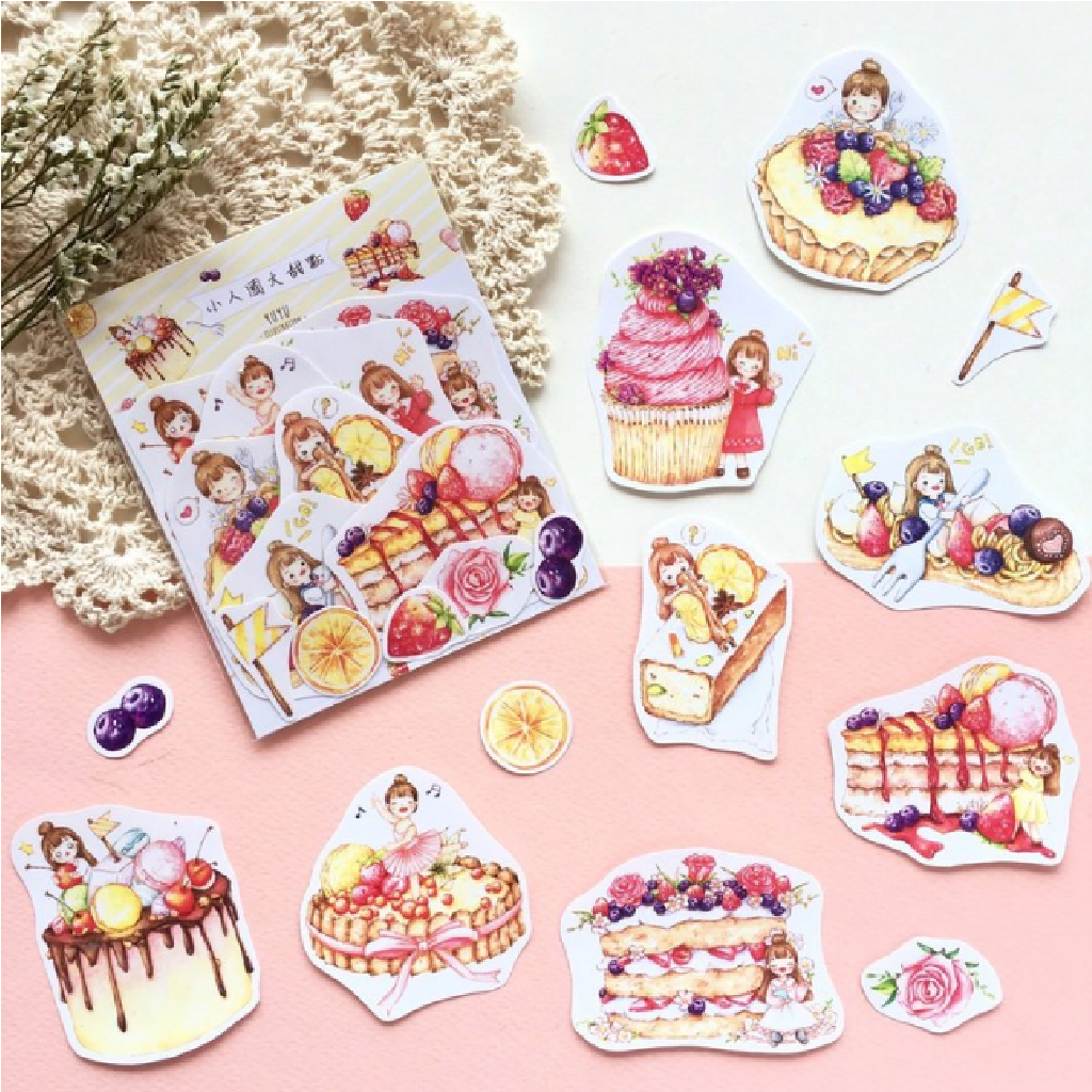 Yuyu Dream Flake Sticker - Dessert