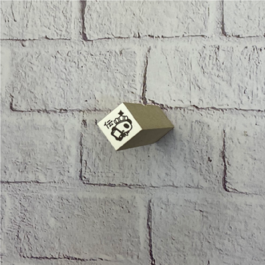 Hankodori Rubber Stamp - Panda With Phone