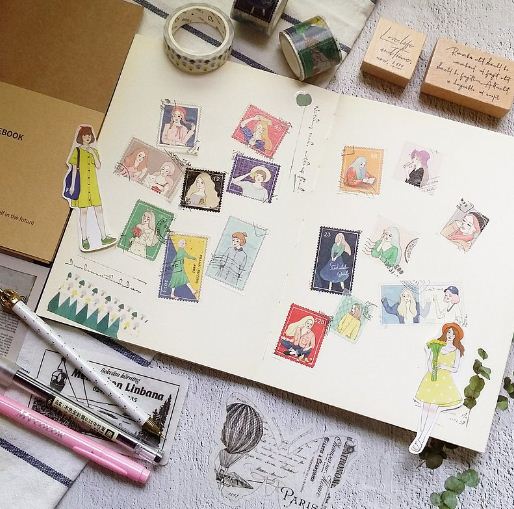 Starlululu Paper Tape - Stamp Girl