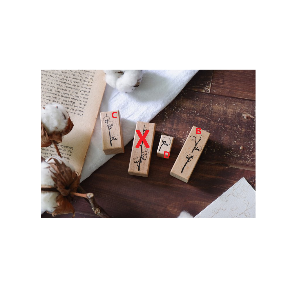 WLEKD Stationery Stamp Cottons