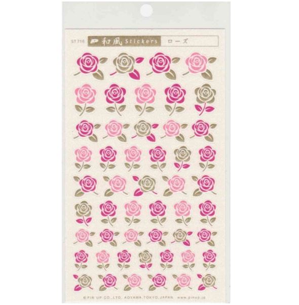 Pin Up Sticker - Roses