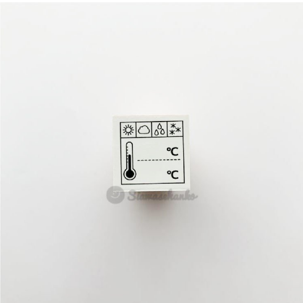 Siawasehanko Rubber Stamp - Temperature And Weather