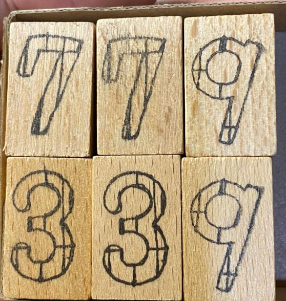 Chamil Garden Rubber Stamp Number - Limited