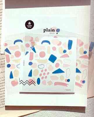 Suatelier Plain Deco X Sticker Series