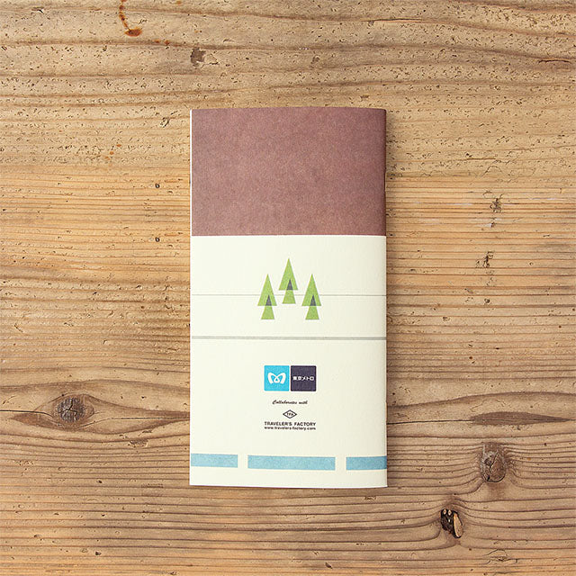 Traveler&#39;s Notebook Regular Size Refill TOKYO METRO Edition