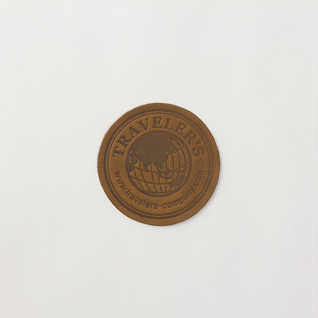 Traveler's Factory Leather Coaster Circle Camel