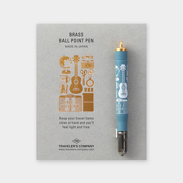 Traveler's Factory Brass Ballpoint Pen Travel Tools