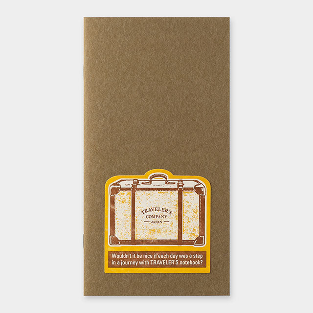 Traveler&#39;s Factory Letterpress Sticker Travel Tools Yellow