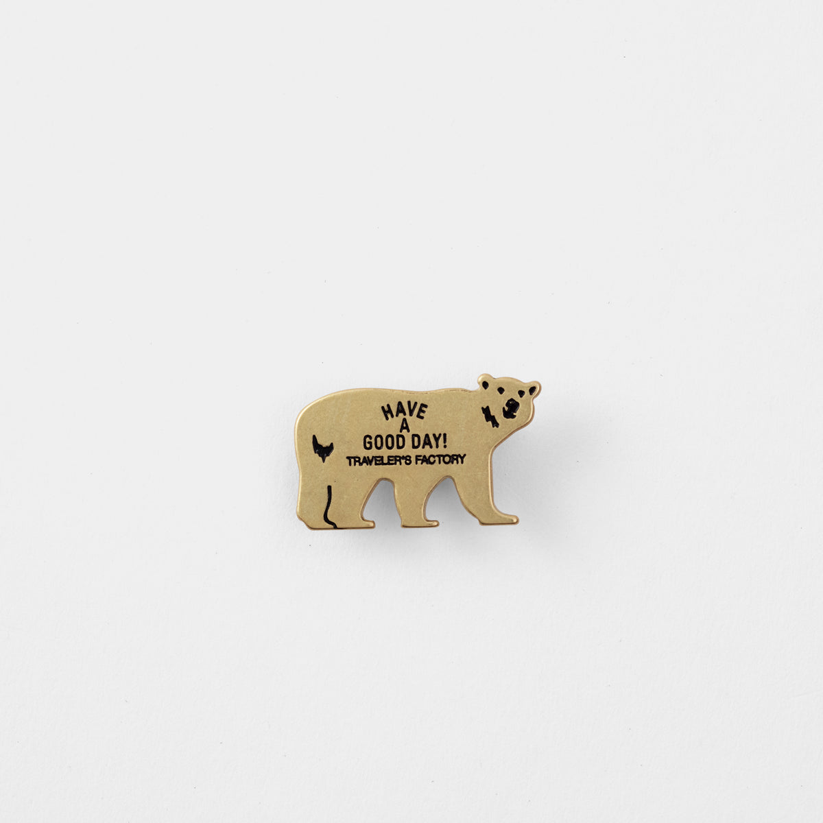 Traveler&#39;s Factory Brass Badge Bear