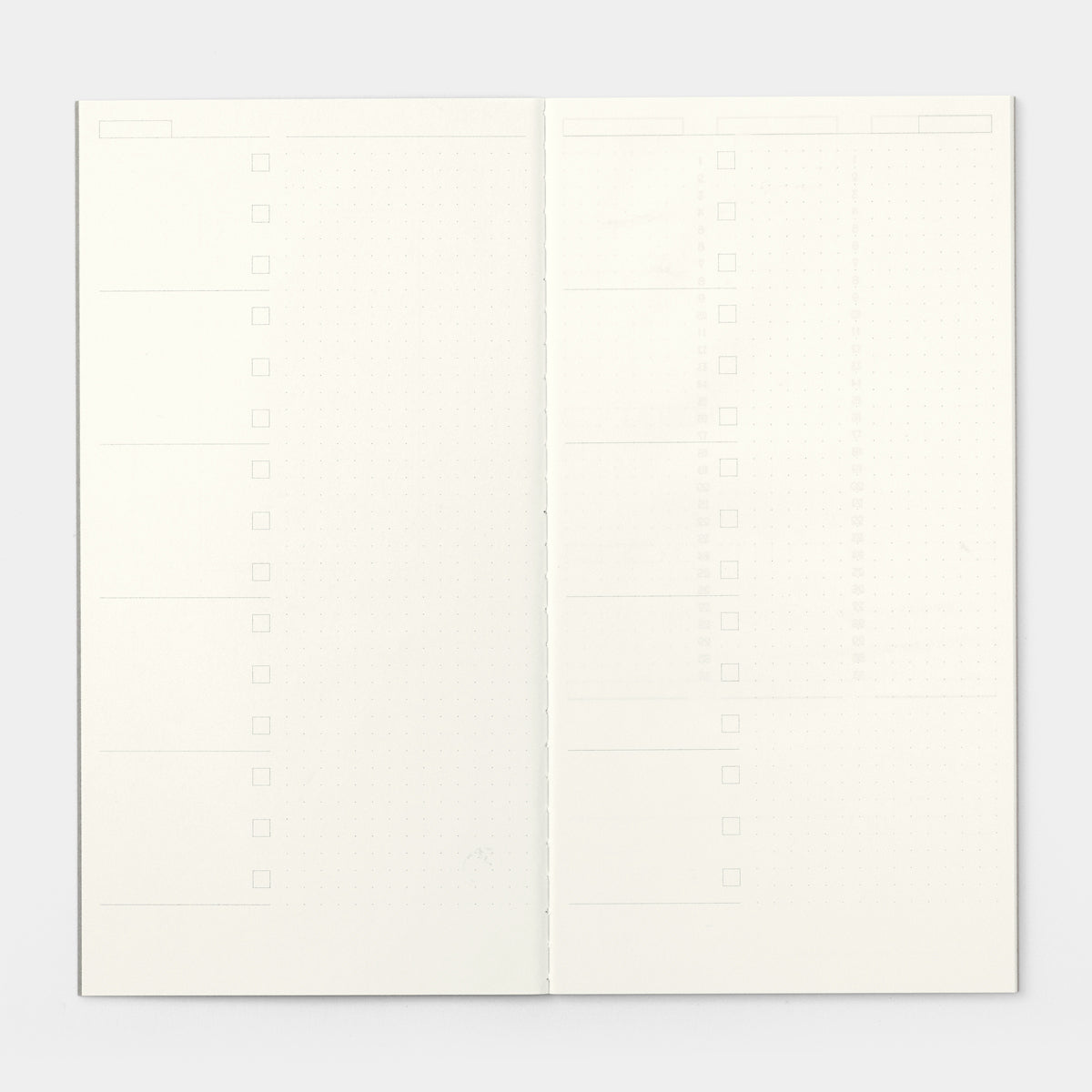 Traveler&#39;s Notebook Refill Baum-kuchen Lightweight Paper Monthly Free