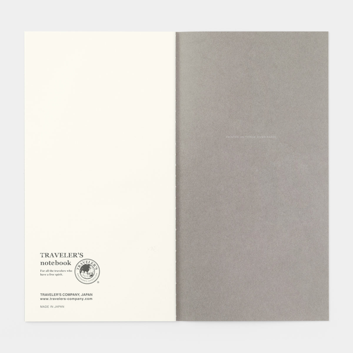 Traveler&#39;s Notebook Refill Baum-kuchen Lightweight Paper Monthly Free